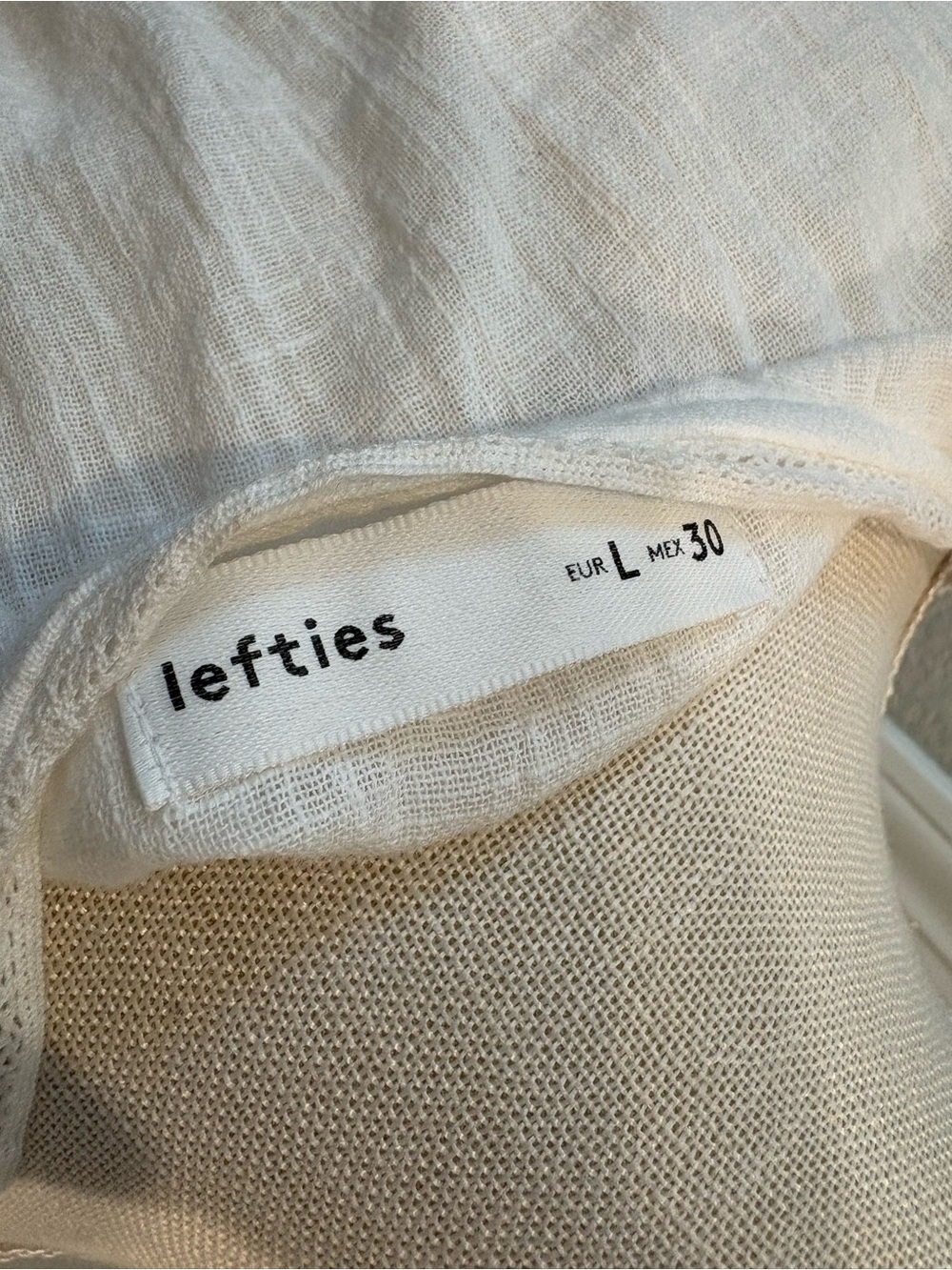 White Embroidered Button-Front Crop Blouse - Picture 3 of 5